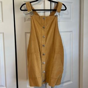 Corduroy Overall Dress
